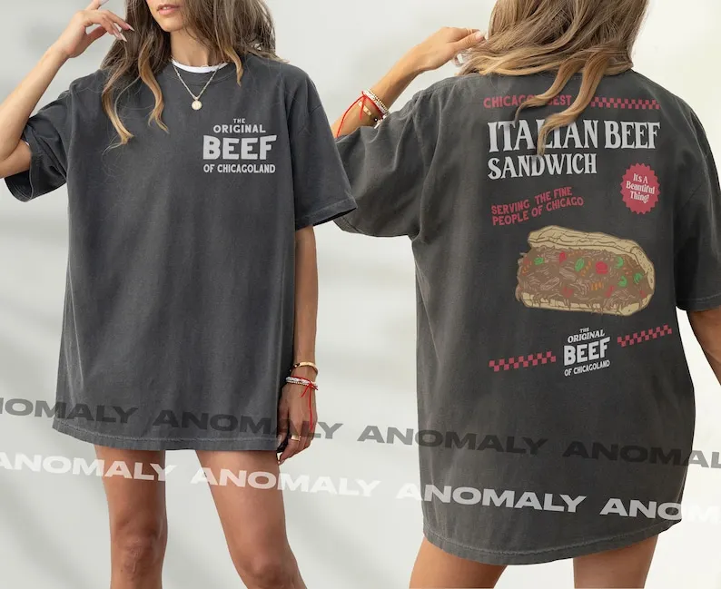 Футболка The Bear Show футболка унисекс сзади в стиле ретро Джереми Аллен белая