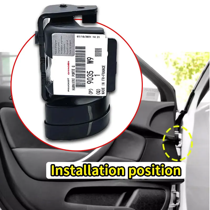 

9035X0 9035W9 Совершенно новый оригинальный дверной шарнир, ограничитель контрольного ремня, левый и правый для Citroen C5