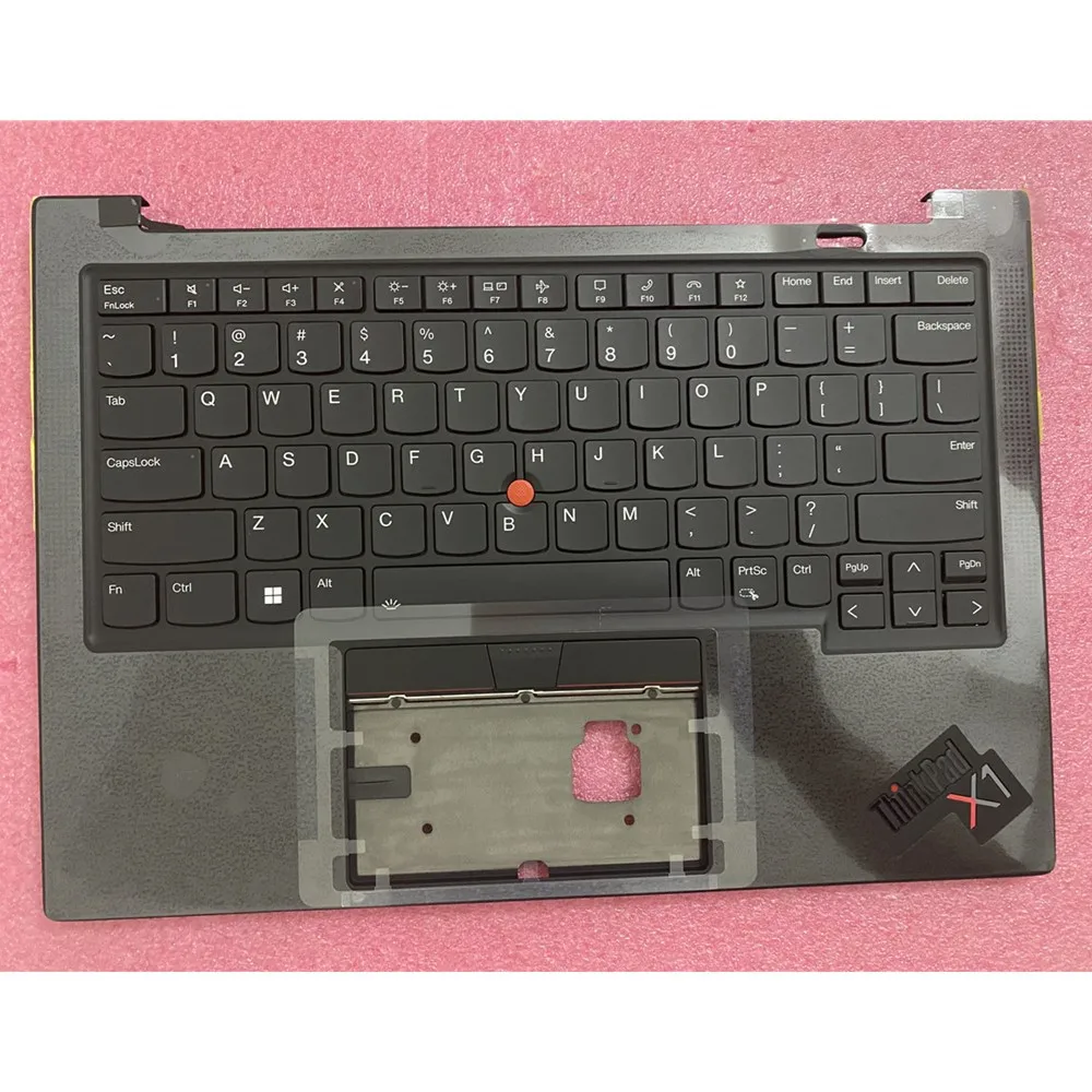 

Новинка, Оригинальный чехол для рук Lenovo ThinkPad X1 Carbon 9-го поколения с клавиатурой подсветки US WWAN Version 5M11C53271 5M11C53343