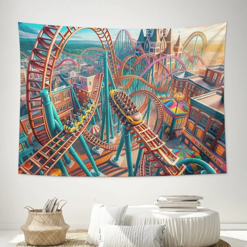 Настенный гобелен Thrills at Hershey Park украшение для дома