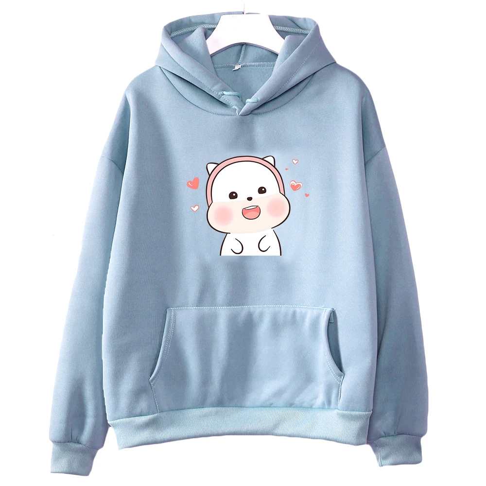 

Xiao Pang San Tuan Cat Anime Hoodie Girls Cartoon Kawaii/Cute Manga Graphic Sweatshirt Aesthetic Children Spring & Autumn Fleece