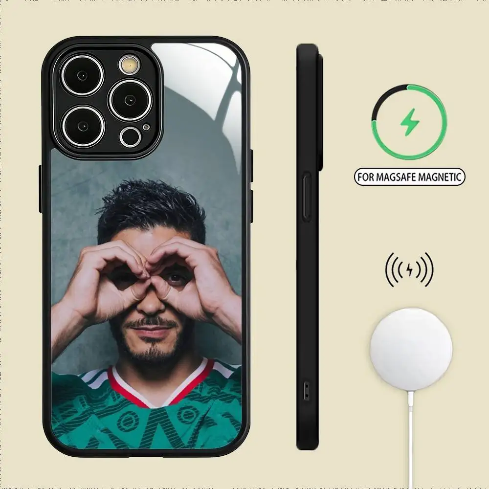 Фото Чехол для телефона Mexican Complete 9 R-Raul Jimenez для iPhone 17, 16, 15, 14, 13, 12, 11 Plus, Pro Max, магнитный, для беспроводной зарядки Magsafe №4