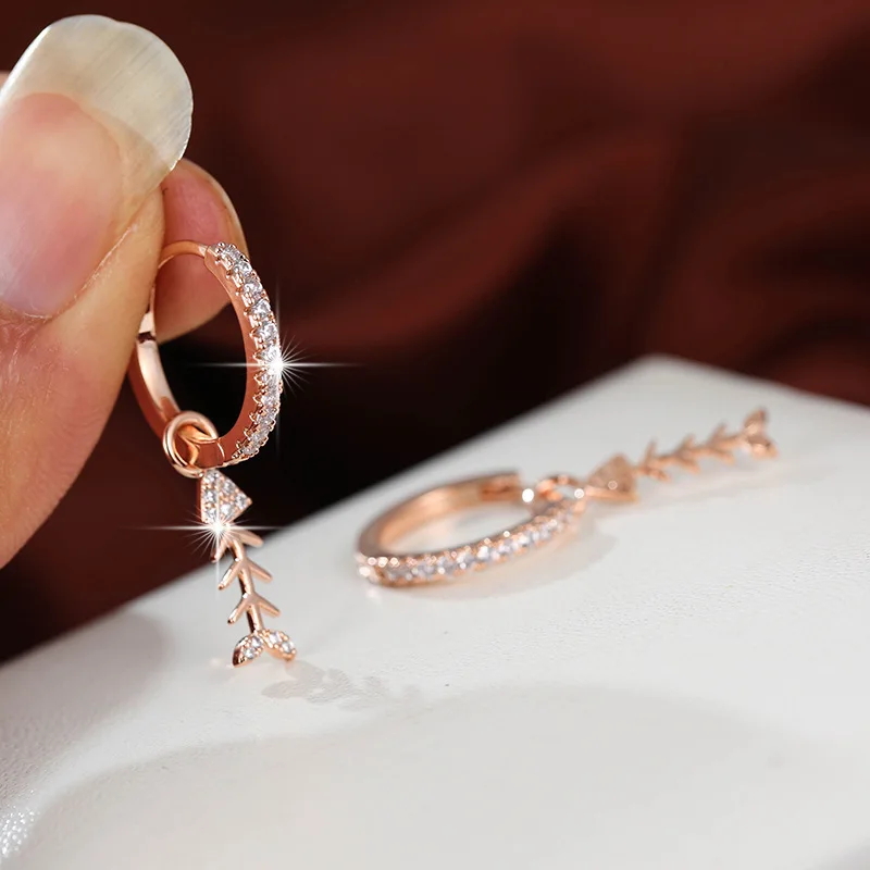 Серьги Fishbone дизайнерские красные французские простые серьги новые модные