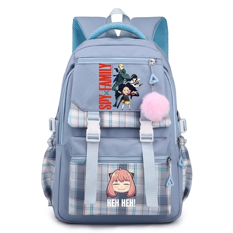 Новый семейный рюкзак Spy X в стиле аниме, детский школьный рюкзак Kawaii Anya Forger, модный рюкзак с героями мультфильмов для девочек, студенческий повседневный рюкзак Mochila
