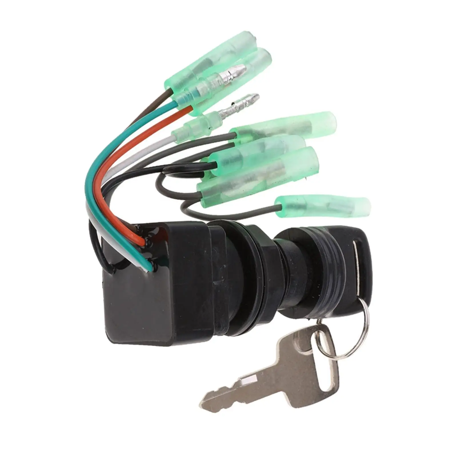 

High Performance Boat Ignition Key Switch Sturdy Boat Ignition Switch with 2 Keys for Suzuki Accessory Refitting Assembly