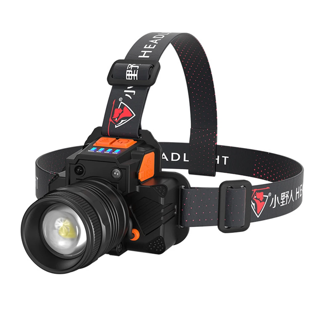 

Налобный фонарь для мужчин и женщин, водонепроницаемый Головной фонарь с защитой IPX4, для ночной рыбалки, бега, бега, Уличное оборудование