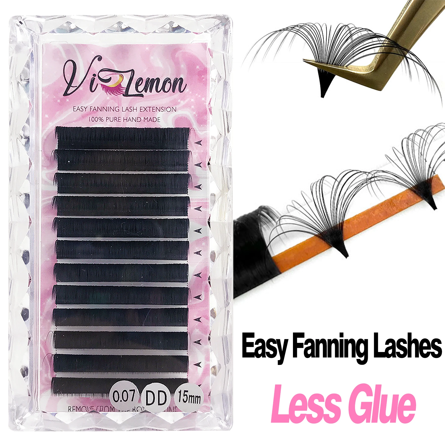 

Ресницы Накладные из натурального шелка, для наращивания