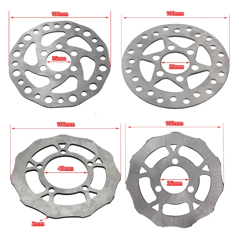 

Дисковый тормоз для электрического скутера, 100 мм, 3 отверстия или 6 отверстий, устройство для дискового тормоза, аксессуары для дискового тормоза