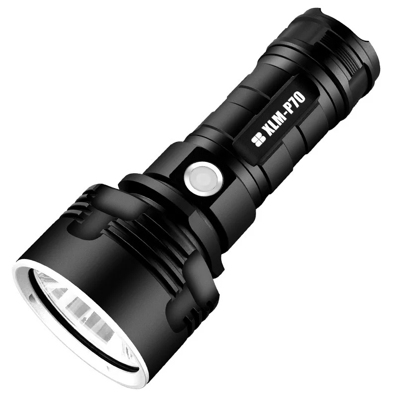 

Super Powerful USB Rechargeable LED Flashlight, Tactical Torch, Waterproof Lamp, Ultra Bright Lantern, Camping, L2 P70