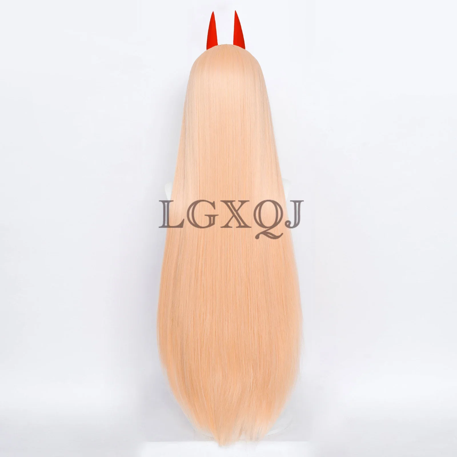 100 см Orange Power Косплей Бензопила Мужской Парик Парики Рога Makima Термостойкие Волосы