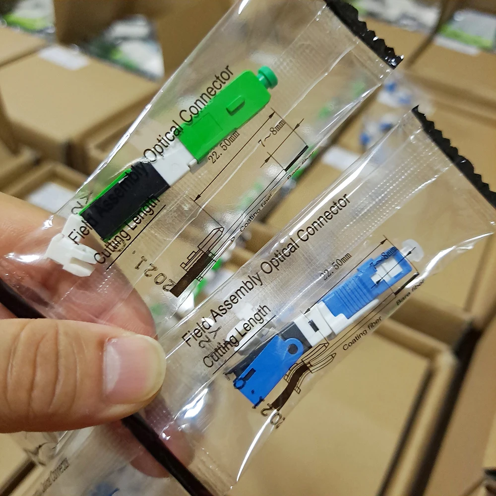 UNIKIT 100% оригинальный ESC250D 50 шт./лот SC APC/SC UPC оптический Быстрый разъем одномодовый
