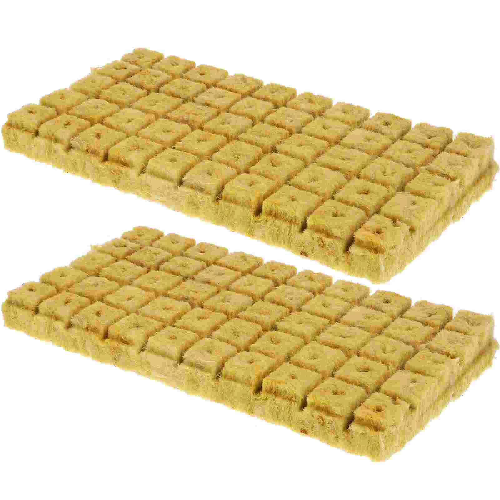 

100 Pcs Gardenrock Woolasbestos Nutrient Soil Mini Accessories Planting Supplies Blocks Nursery Gardening Soilless Cultivation