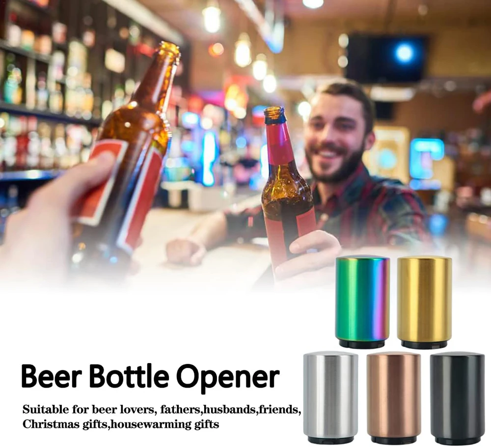Открывалка для пивных бутылок из нержавеющей стали автоматические кухонные