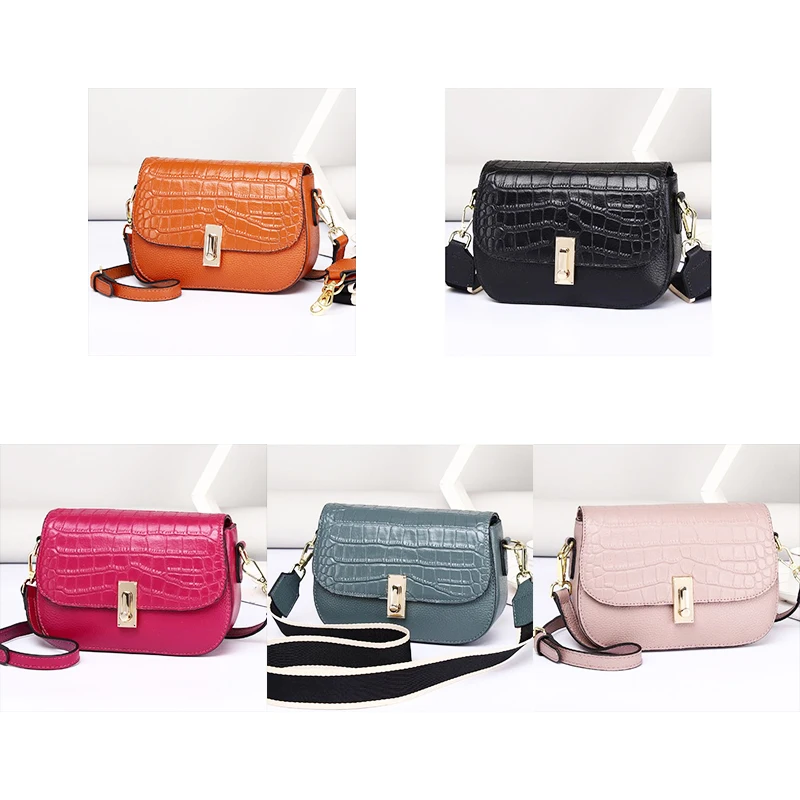 Original Style Genuine Leather Bag Girl Luxury Fashion Designer Women Shoulder Bag Crossbody High Quality Latch Bag