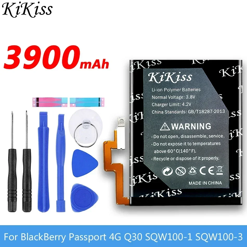 KiKiss 3900 мАч BAT-58107-003 для BlackBerry Passport 4G Q30 SQW100-1 батареи сотового телефона + инструменты