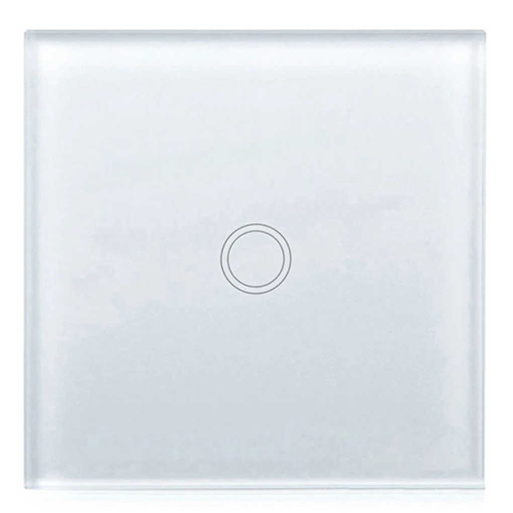 

EU Wall Light Touch Switch Panel On Off Sensor One Gang One Way Waterproof Home 240V Controller Switch Plate