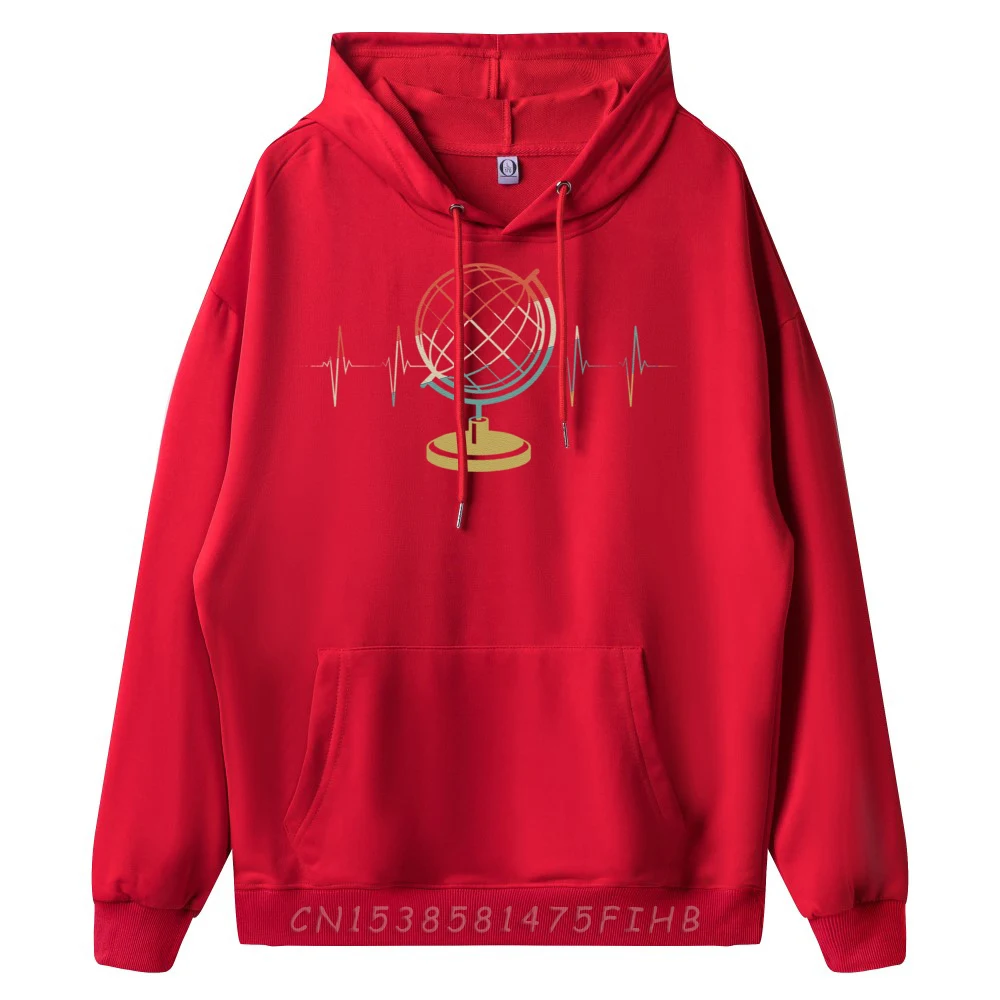 Путешествие в самолете World Globus Adventure Винтажная толстовка с капюшоном для мужчин