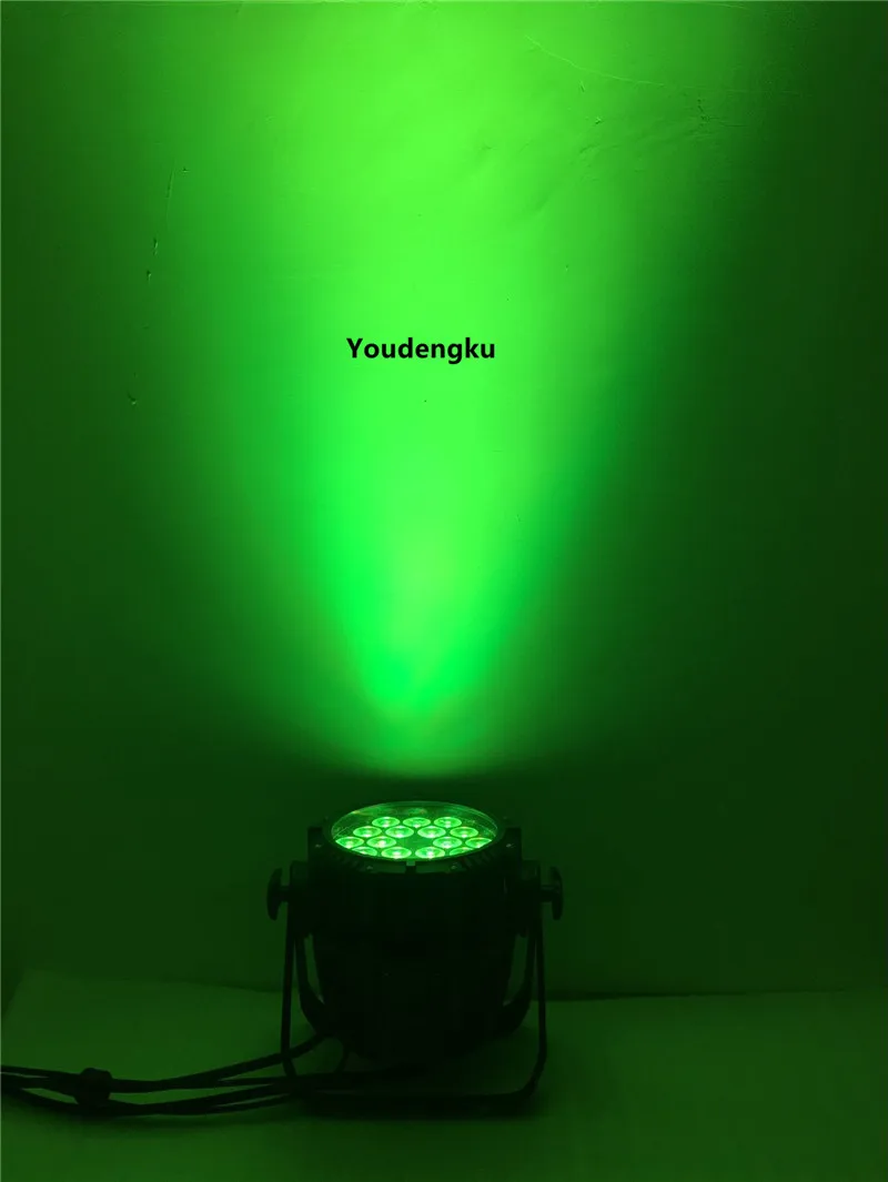 2 шт. водонепроницаемый dj dmx ip65 уличный светодиод номиналом 18x10 Вт rgbw 4 в 1