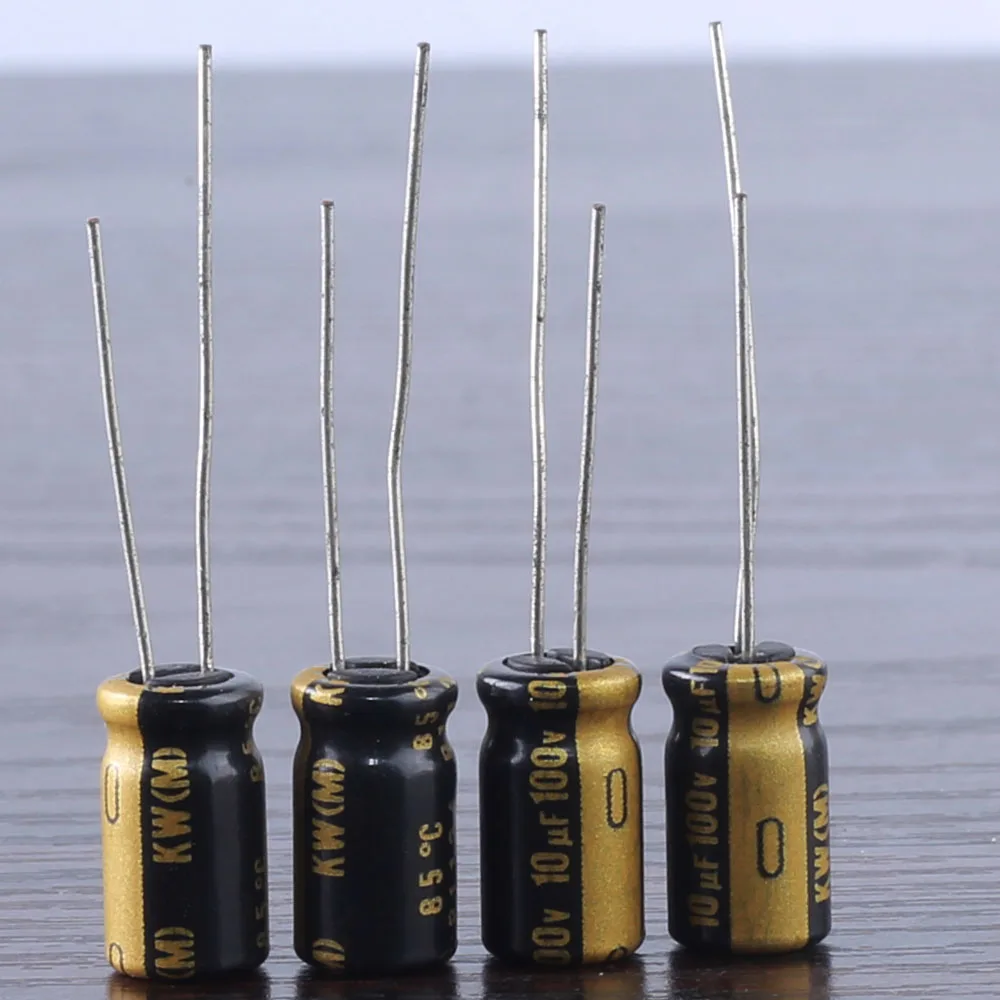 10 шт. Nichicon KW мкФ 100v 10mfd аудио конденсаторы 6 мм * 11