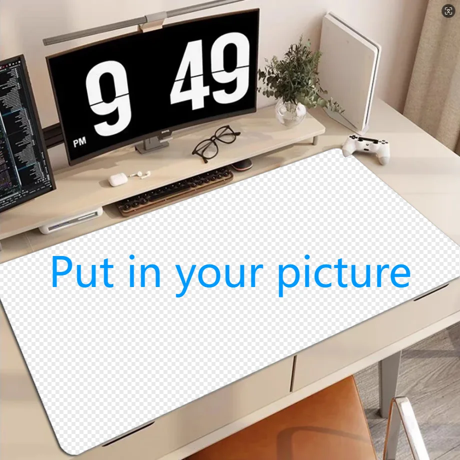 Большой игровой коврик на заказ размером XXXL офисный для мыши коврики клавиатуры