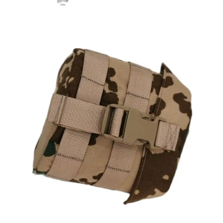 Outdoor German ES Night Vision Instrument Bag Tactical Tank Top Belt Accessory Bag, Sandspot Camo Original Fabric