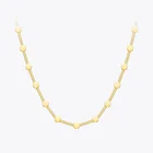 Женское колье в горошек ENFASHION, золотистое колье-чокер из нержавеющей стали 2021, модные ювелирные украшения P213227