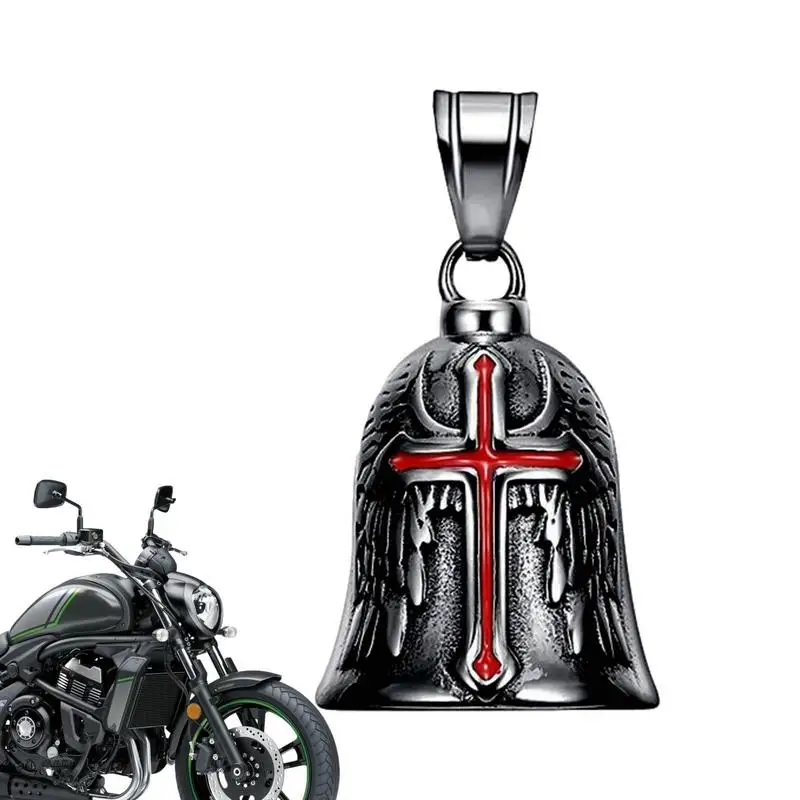 

Классическое изысканное ожерелье с подвеской в виде ангела для езды на мотоцикле колокольчика для мужчин и женщин в стиле панк Повседневный Досуг амулет всадник подарок
