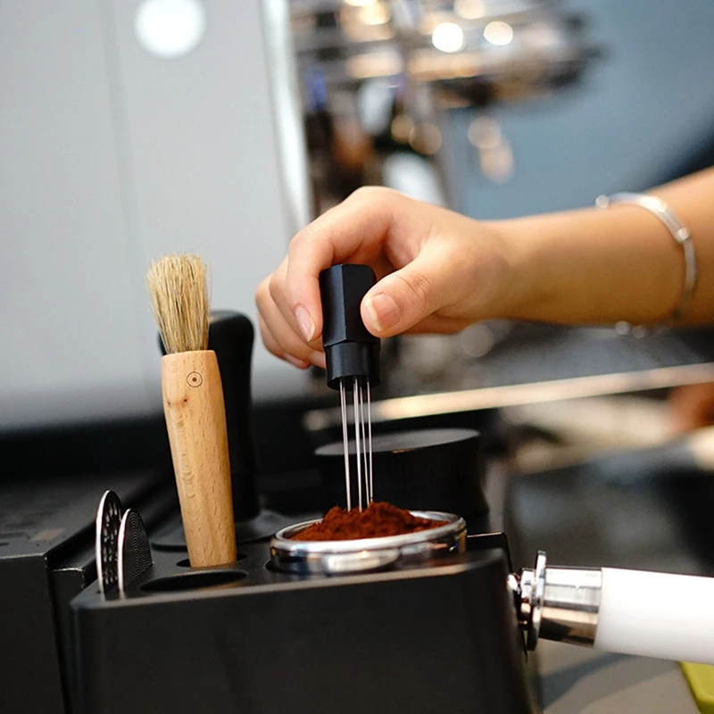 Stainless Steel Coffee Tamper Needle Magnetic Suction Powder Dispenser Stirring Agglomeration Aid