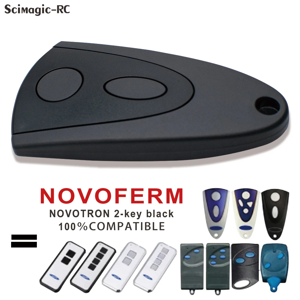 

NOVOFERM NOVOTRON 502 512 522 524 433.92MHz Rolling Code MCHS43-2 302 304 MTR43-2 MCHS43-2 MNHS433-02 Garage Door Remote Control