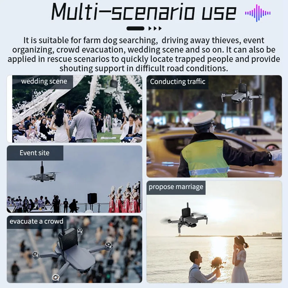 STARTRC кричать дрона применяется для универсального DJI MINI3/AIR3 громкоговоритель