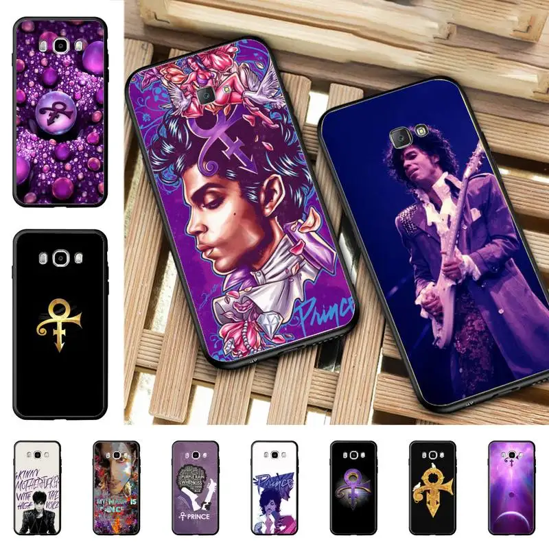 

Pop Singer Prince Rogers Nelson Phone Case for Samsung J 2 3 4 5 6 7 8 prime plus 2018 2017 2016 core