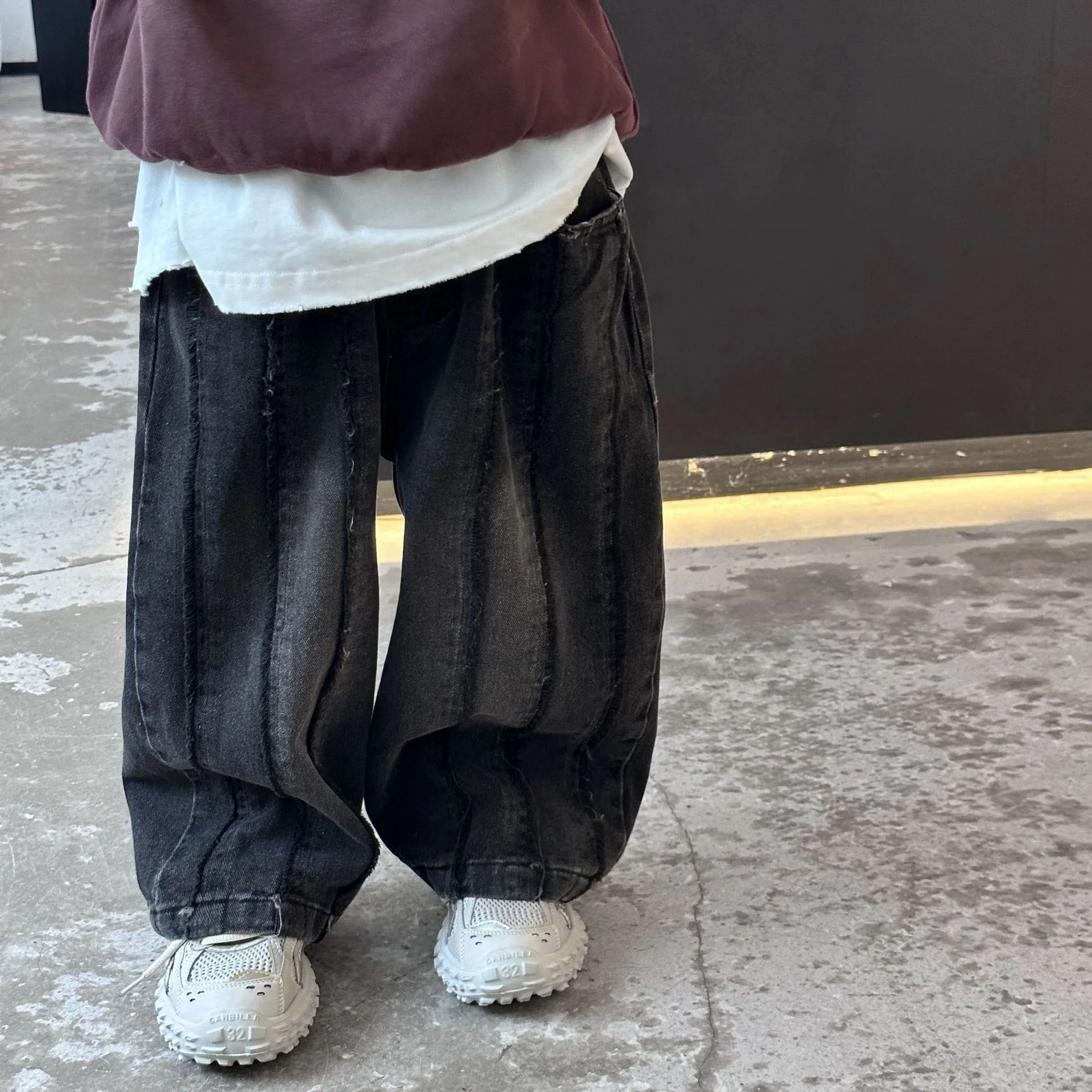 

2-8T Fashion Boys Jeans Toddler Kid Baby Boy Autumn Winter Clothes Loose Infant Denim Pants Childrens Trousers Outfit