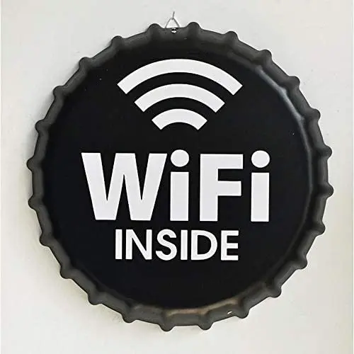 

Винтажная металлическая крышка для бутылки, диаметр 35 см, 14 дюймов