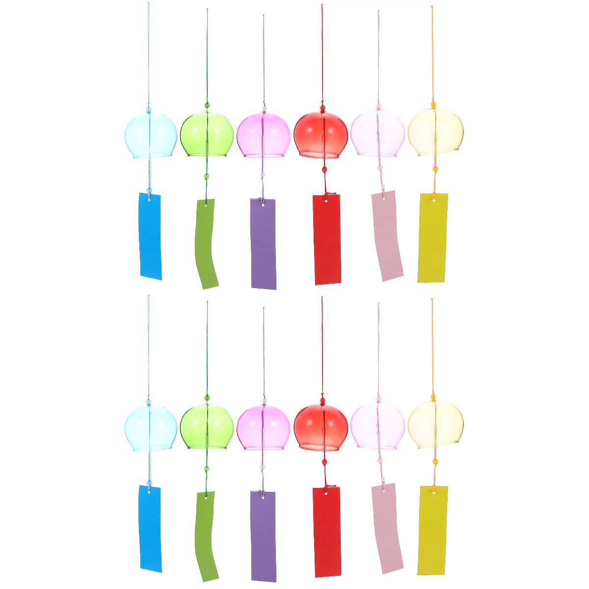 

Wind Chimes Glass Bells Pendant Furin Chime Outdoor Bell Clearance Gardendeep Luck Good Hallway Catcher Dream Tone Patio Pipe