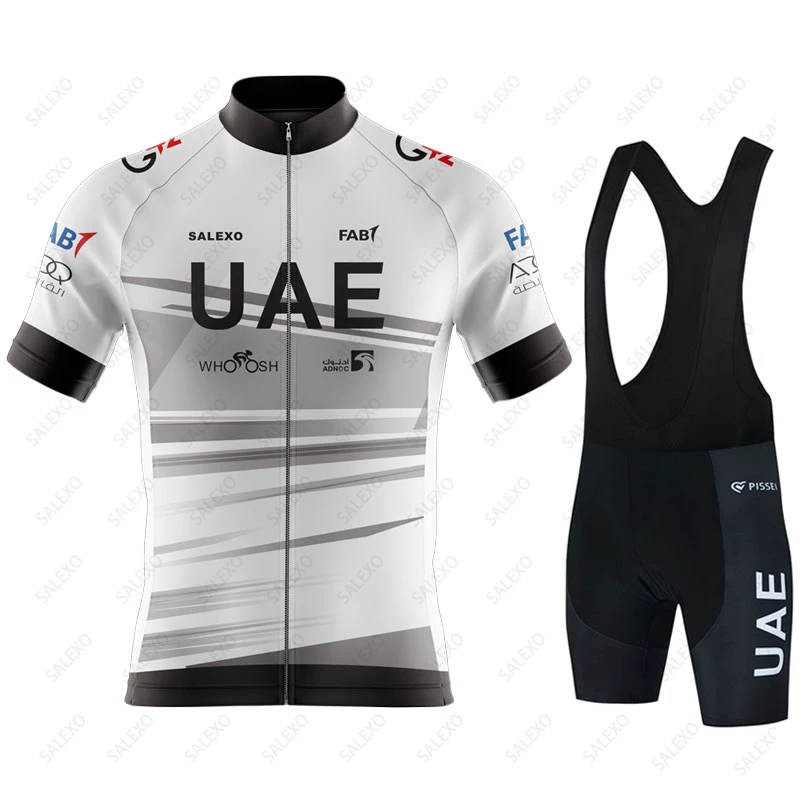 UAE Summer New Men Clothing Cycling Shorts Mtb Cycle Jersey Complete Male Uniform Road Jacket Pants Gel Bicycle Suit Sports Set