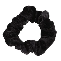 10 pack black velvet scrunchie hair elastics hair bobbles hair bands