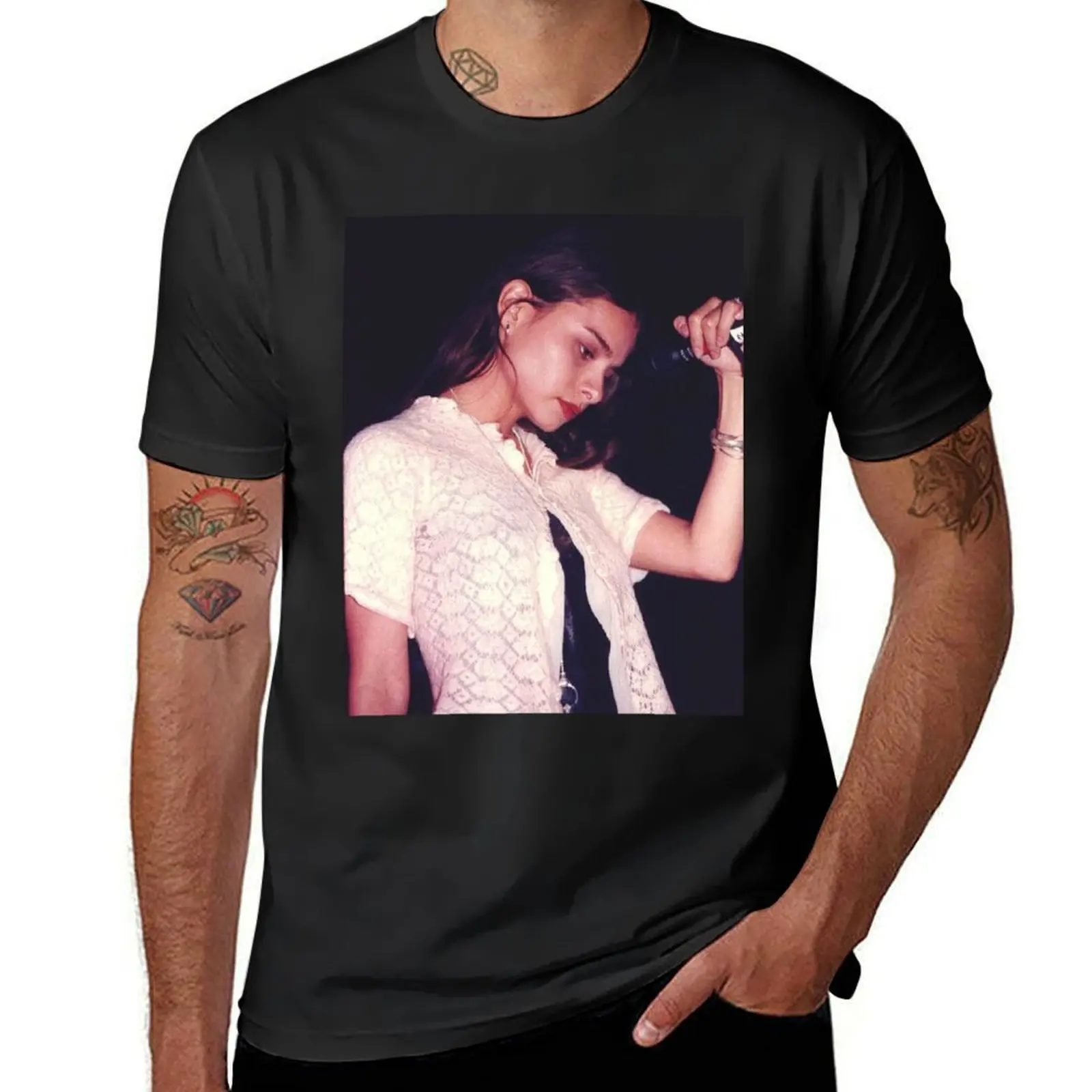 Mazzy Star - Hope Sandoval концертная футболка большого размера Милая одежда с принтом