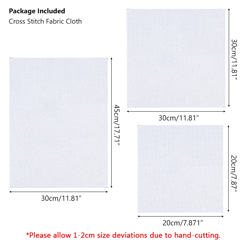 Ткань 11CT Aida 30x30 см 30x45 хлопковая ткань для вышивки крестиком рукоделие фототкань