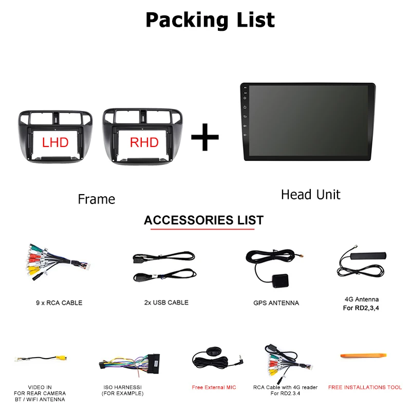 Автомагнитола roadivox на Android для Honda Civic 1995 2001 стерео GPS-навигация видео