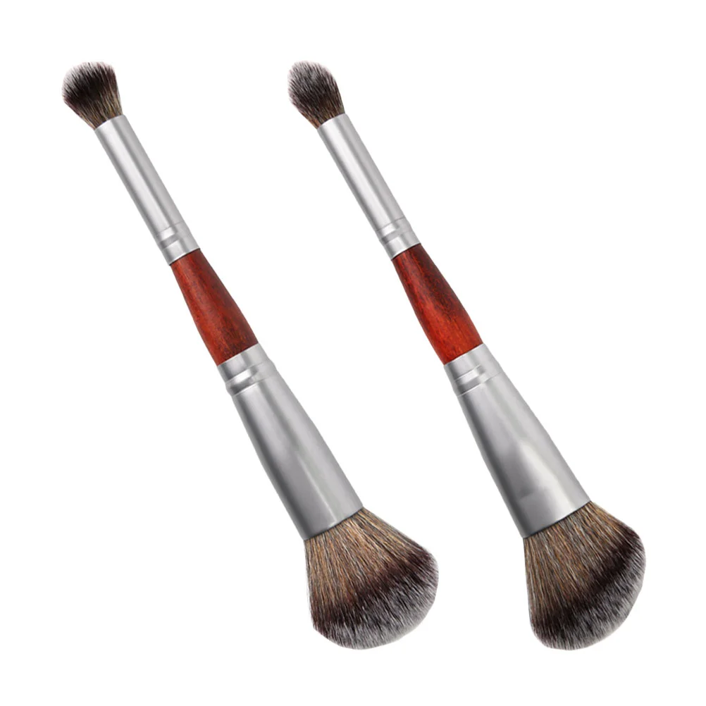 

Brush Makeup Brushes Powder Foundation Shadow Ended Doubleeye Blush Loose Set Tool Dualside Lipstick Eyeshadow Blending Sets