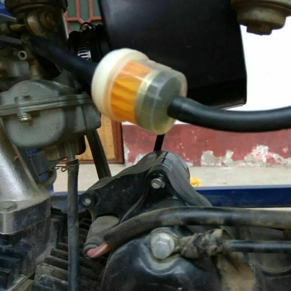 10 шт. встроенный масляный топливный фильтр маленький двигатель для линии 1/4 дюйма