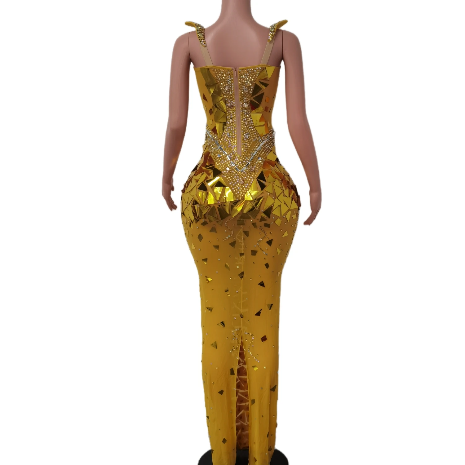 Популярная женская одежда Соблазнительные вечерние платья макси с блестками