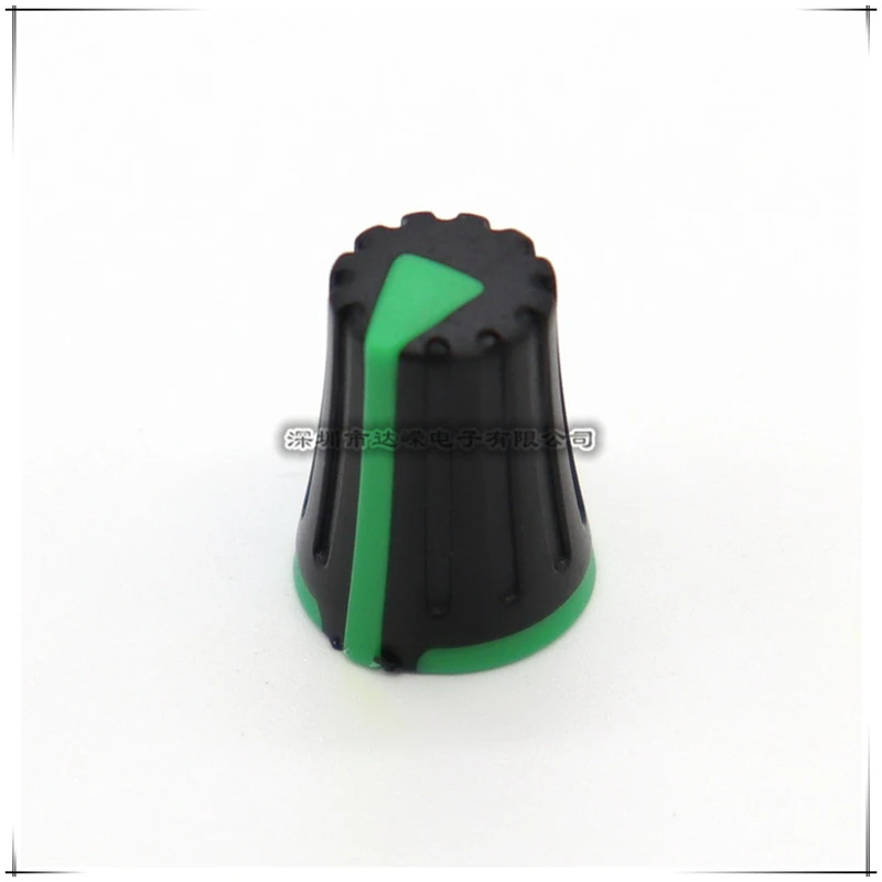 

10 шт., ручка потенциометра диаметром 12 мм, высотой 15,5 мм, D-образная, 90 ℃, внутреннее отверстие 6 мм