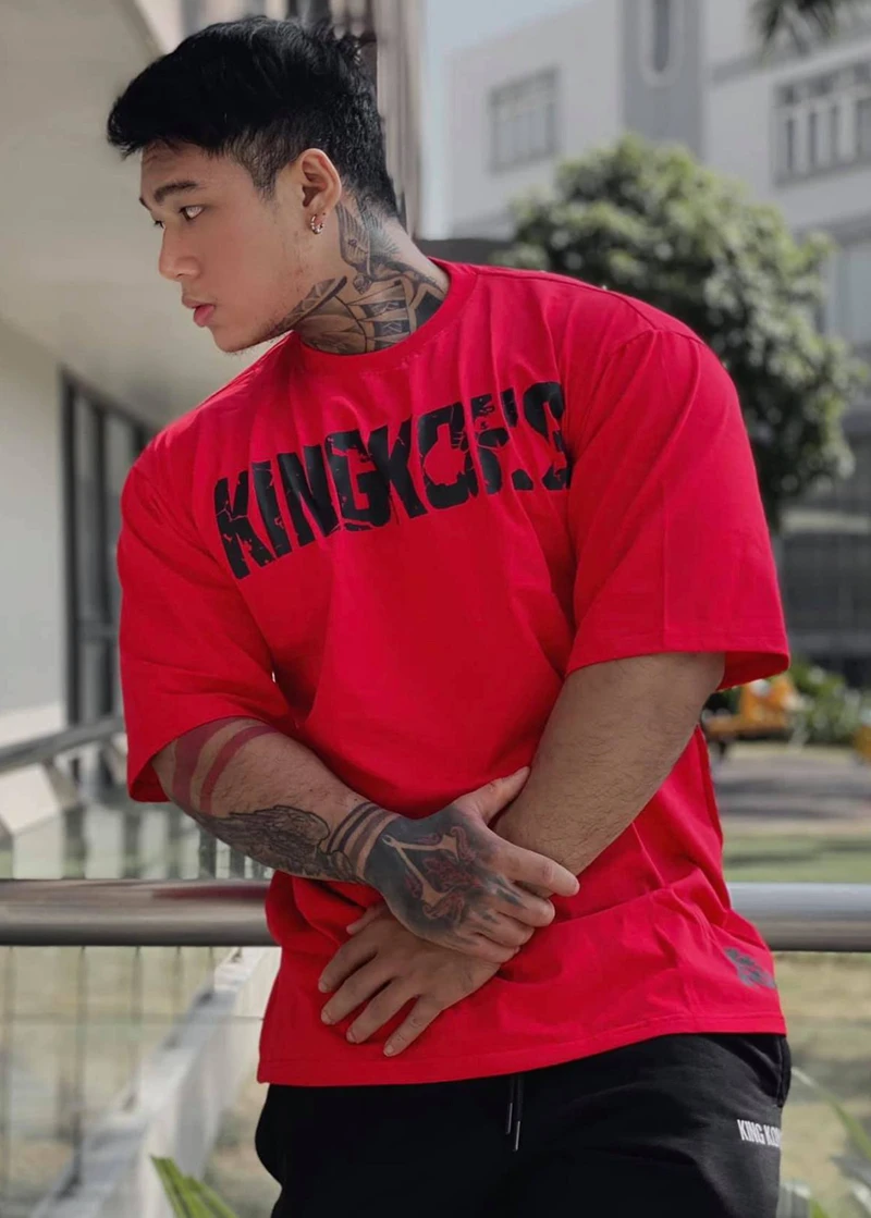 Мужская повседневная спортивная футболка с принтом Новинка лета 2022 мужские