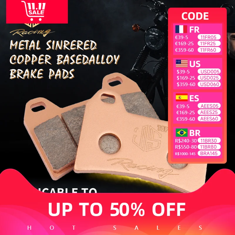 JSRAOIMG запасные части для мотоциклов GG Спеченные Дисковые Тормозные колодки KTM Duke