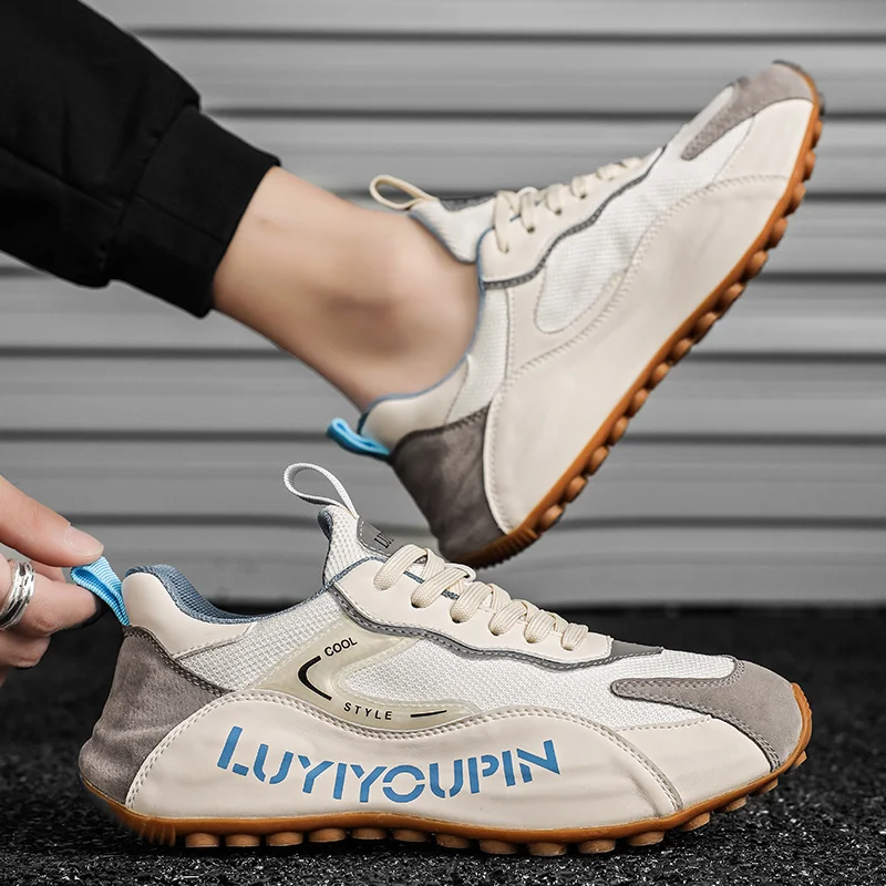 2023 New Men's Professional Golf Shoe Spring/Summer Mesh Breathable Golf Training Shoe Nail Free Non Slip Men's Golf Shoe