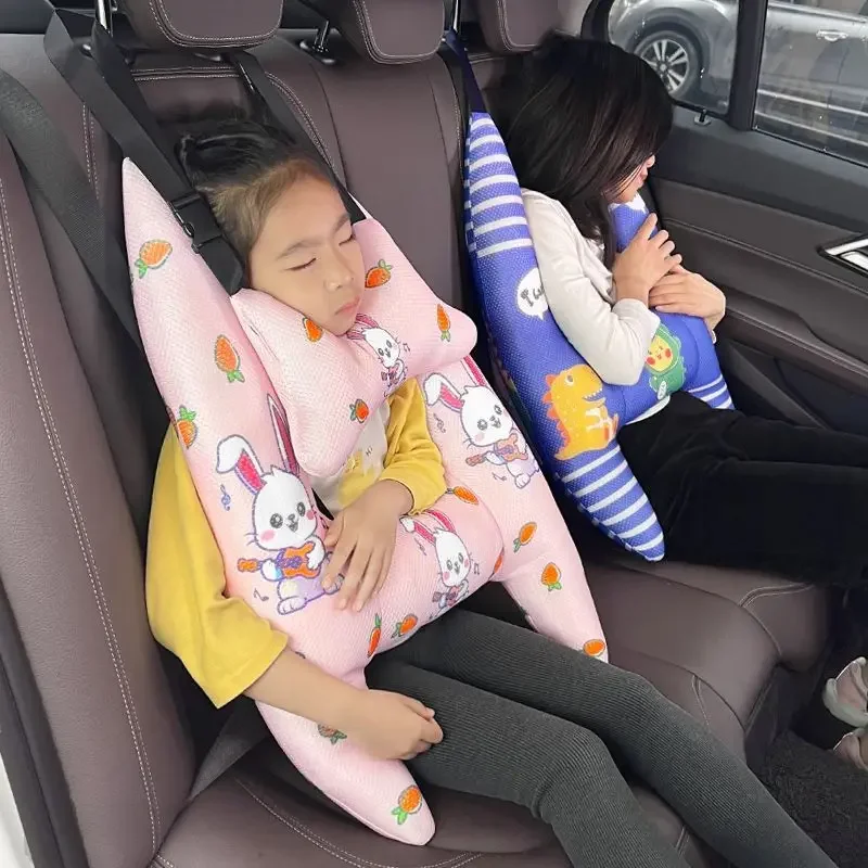 

Детская Регулируемая Автомобильная подушка для поддержки шеи и головы, H-образная дорожная подушка, подушка для автомобильного сиденья, подушка для безопасности шеи для детей и женщин