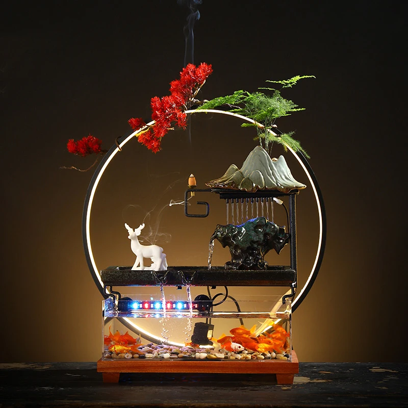 Креативное домашнее украшение керамическая Циркулирующая вода для офиса