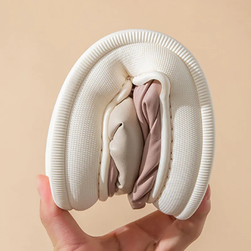 Женские зимние домашние тапочки Rimocy 2022 искусственная кожа толстая плюшевая