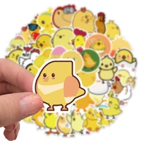 103050pcs cartoon cute yellow chick sticker for luggage laptop ipad cup journal guitar decoration diy sticker wholesale